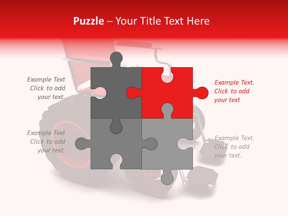 Sick Wheel Transport PowerPoint Template