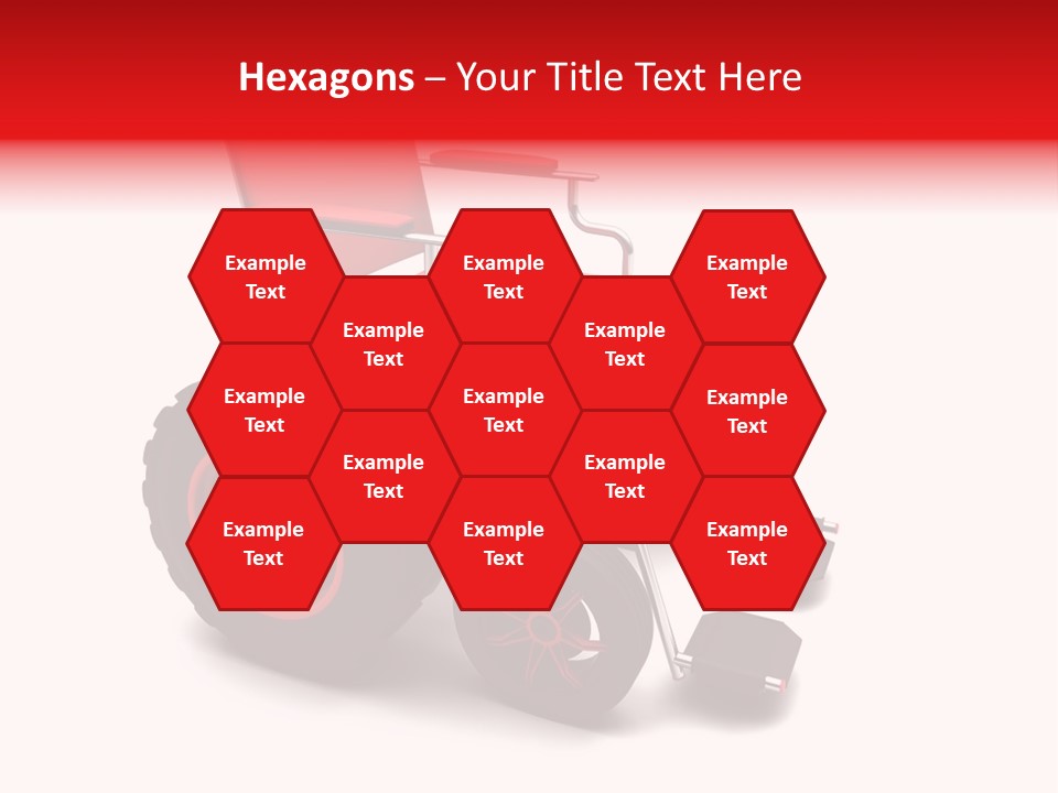 Sick Wheel Transport PowerPoint Template