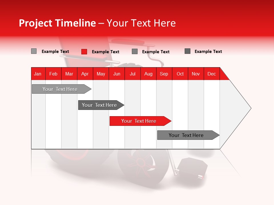 Sick Wheel Transport PowerPoint Template