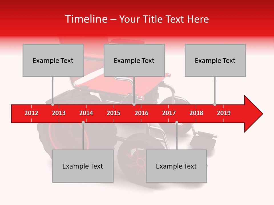 Sick Wheel Transport PowerPoint Template