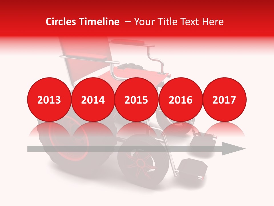 Sick Wheel Transport PowerPoint Template