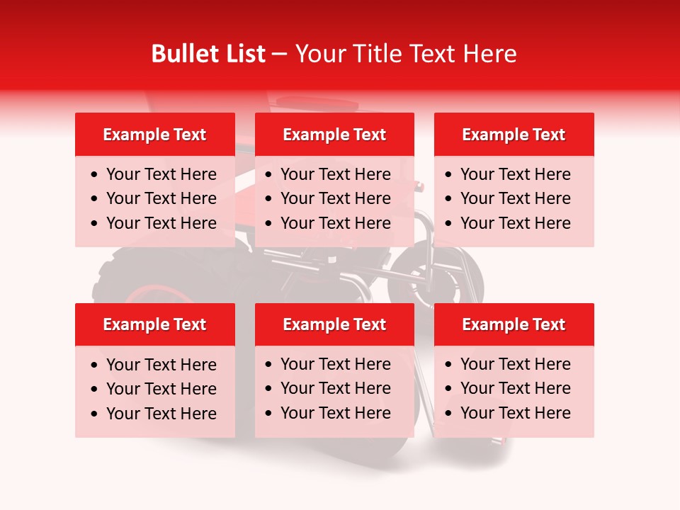 Sick Wheel Transport PowerPoint Template
