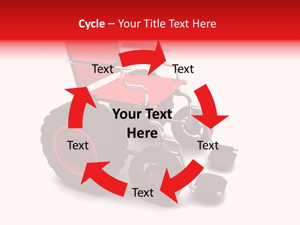 Sick Wheel Transport PowerPoint Template