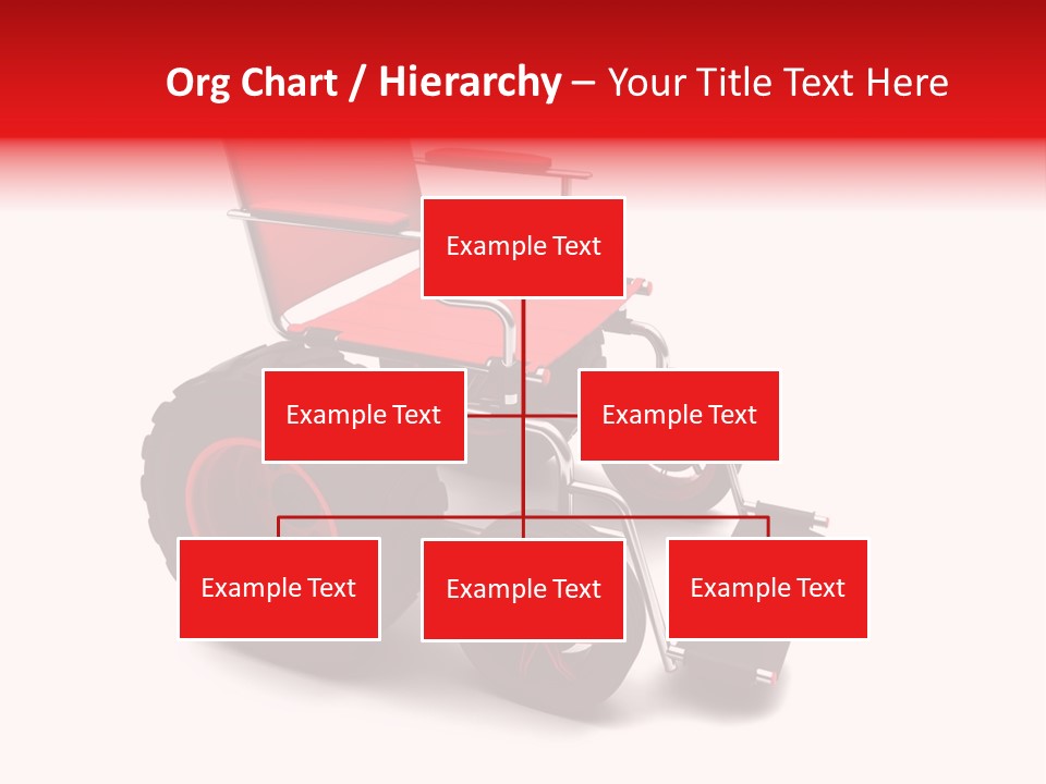 Sick Wheel Transport PowerPoint Template
