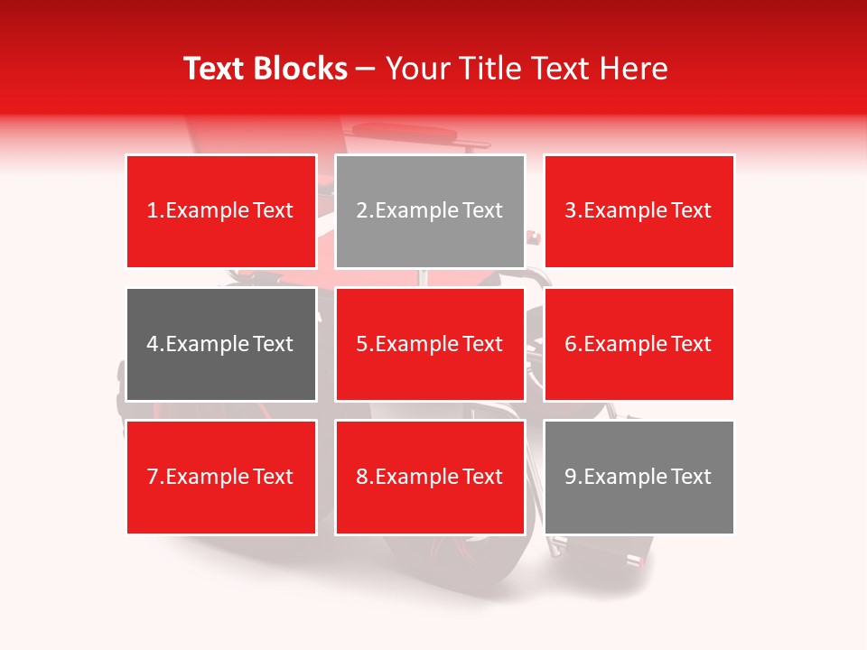 Sick Wheel Transport PowerPoint Template