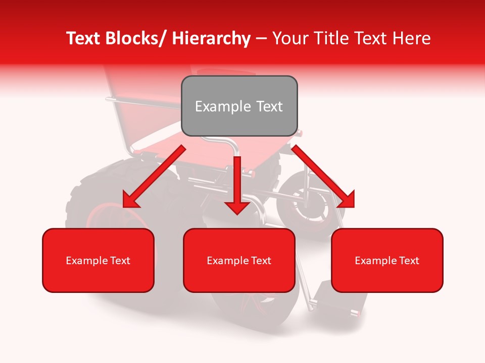 Sick Wheel Transport PowerPoint Template
