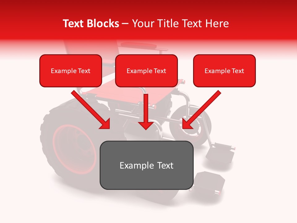 Sick Wheel Transport PowerPoint Template