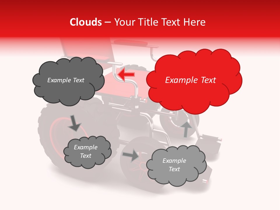 Sick Wheel Transport PowerPoint Template