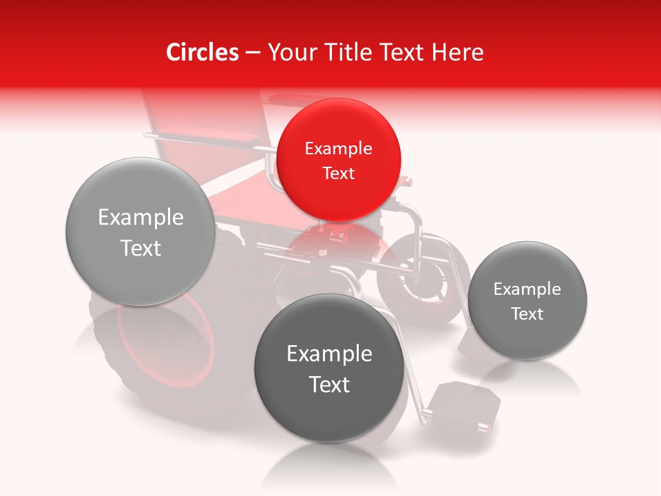 Sick Wheel Transport PowerPoint Template