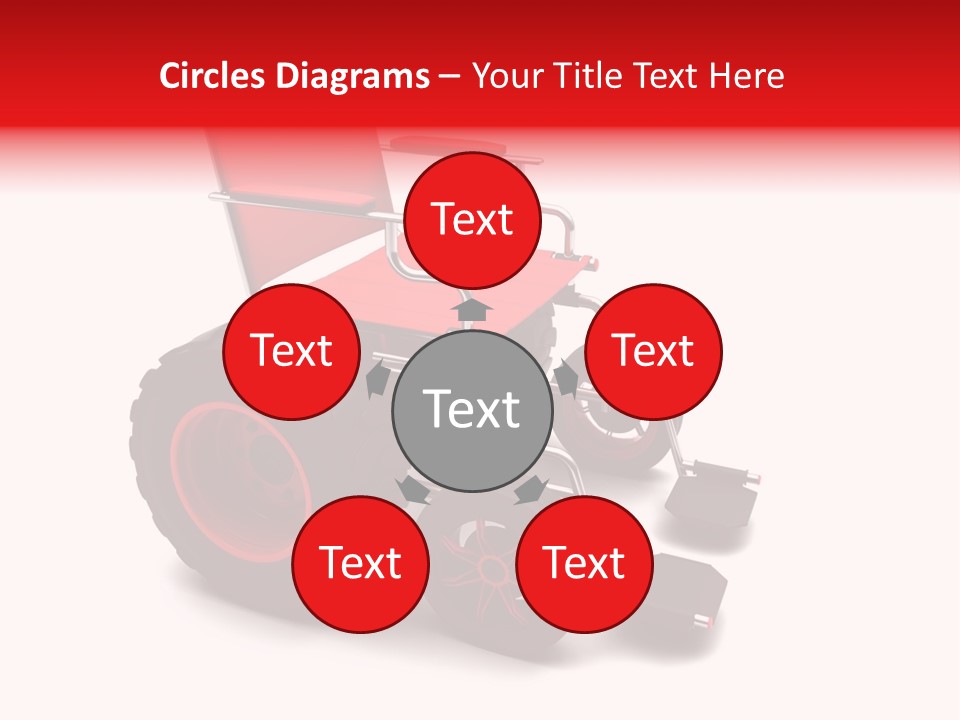 Sick Wheel Transport PowerPoint Template