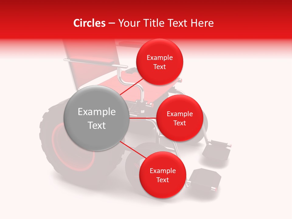 Sick Wheel Transport PowerPoint Template