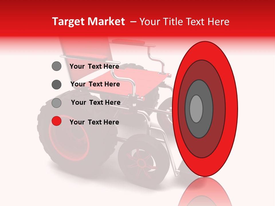 Sick Wheel Transport PowerPoint Template