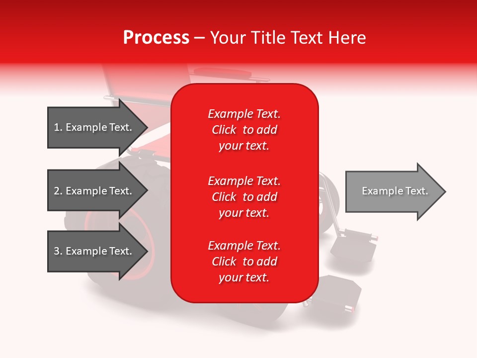 Sick Wheel Transport PowerPoint Template