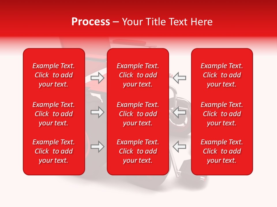 Sick Wheel Transport PowerPoint Template