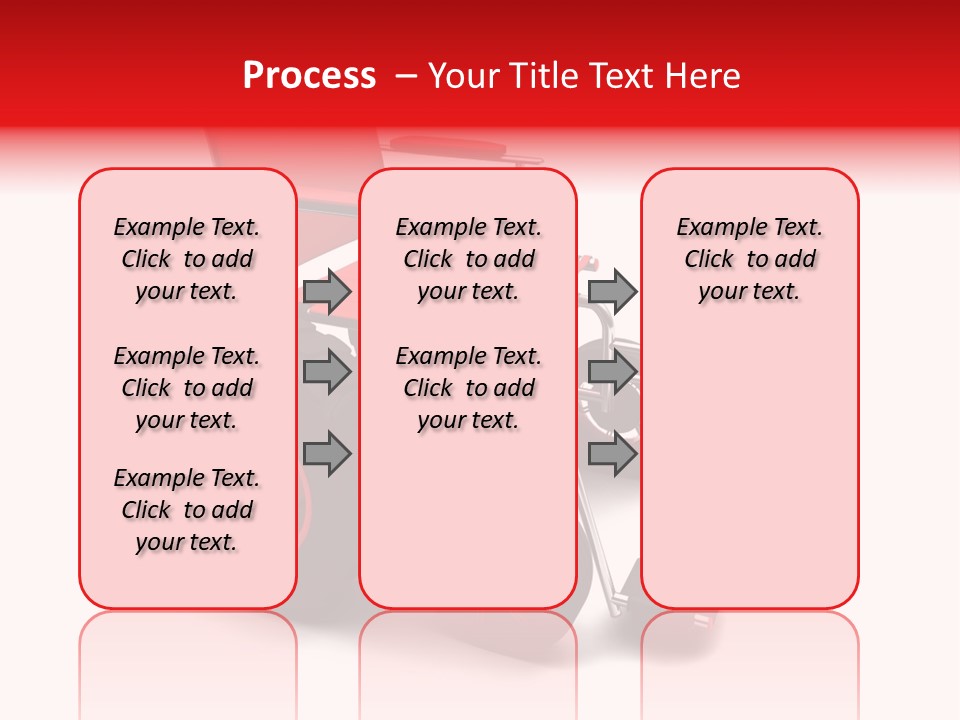 Sick Wheel Transport PowerPoint Template