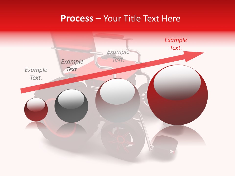Sick Wheel Transport PowerPoint Template