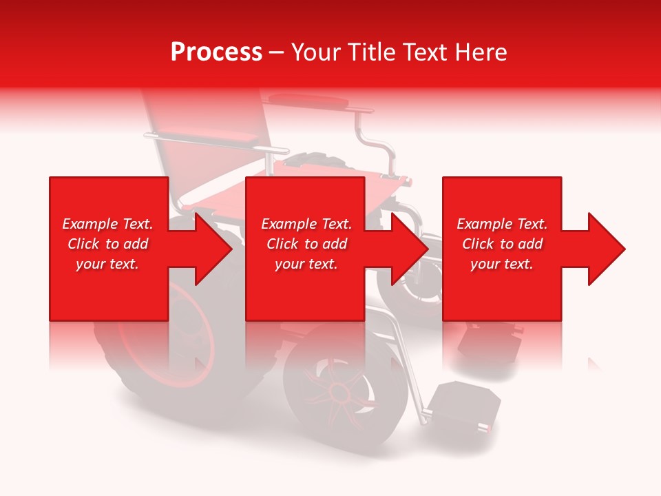 Sick Wheel Transport PowerPoint Template