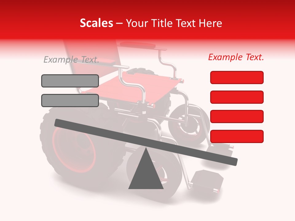 Sick Wheel Transport PowerPoint Template