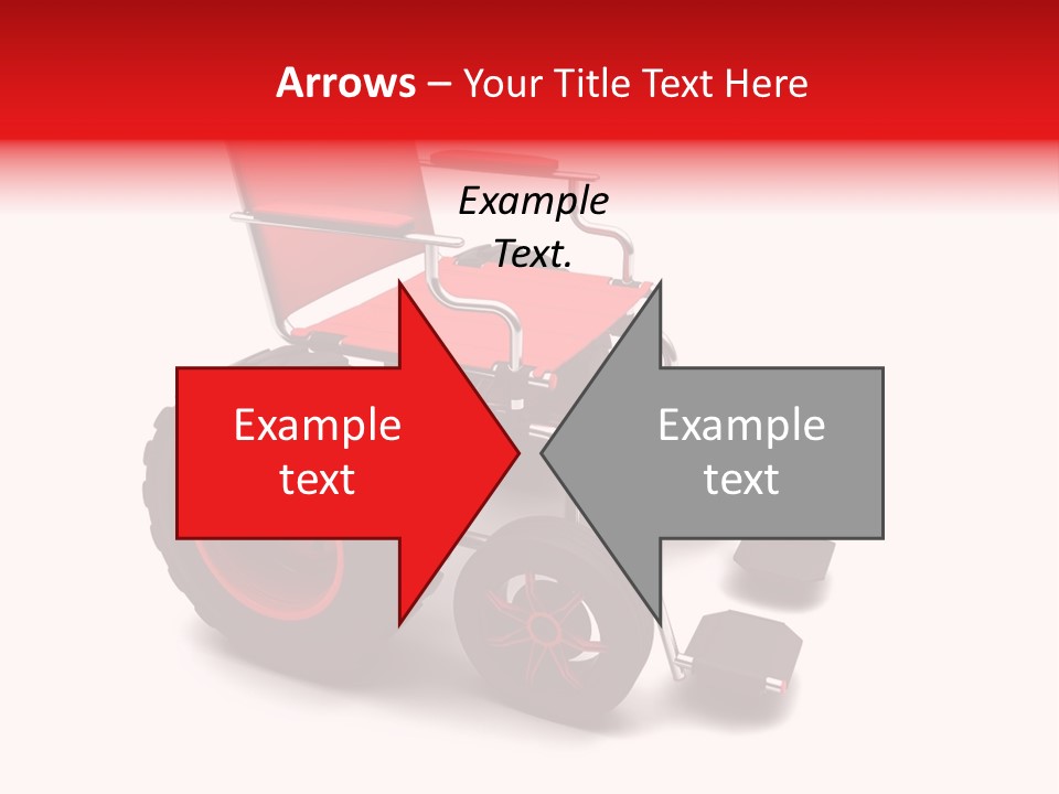 Sick Wheel Transport PowerPoint Template