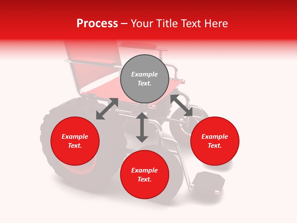 Sick Wheel Transport PowerPoint Template