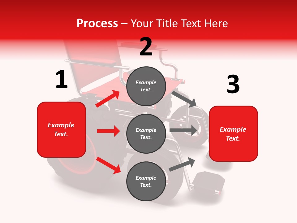 Sick Wheel Transport PowerPoint Template
