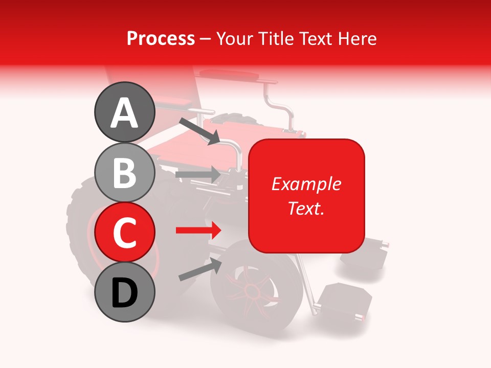 Sick Wheel Transport PowerPoint Template