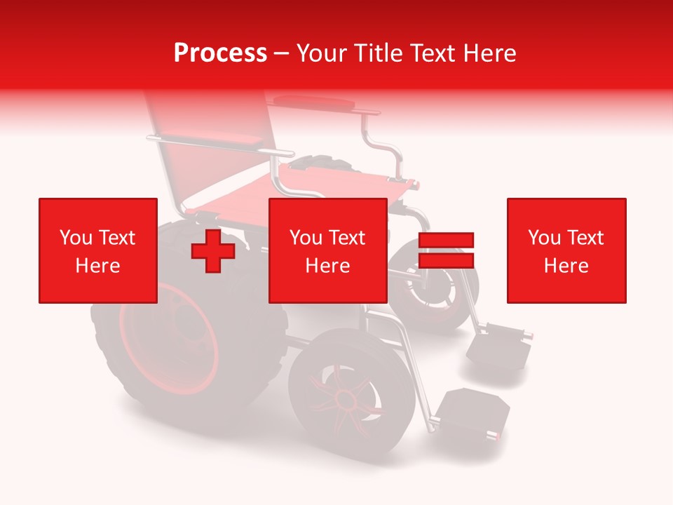 Sick Wheel Transport PowerPoint Template