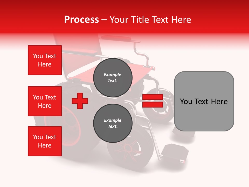 Sick Wheel Transport PowerPoint Template