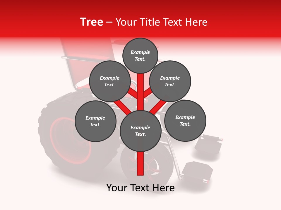Sick Wheel Transport PowerPoint Template