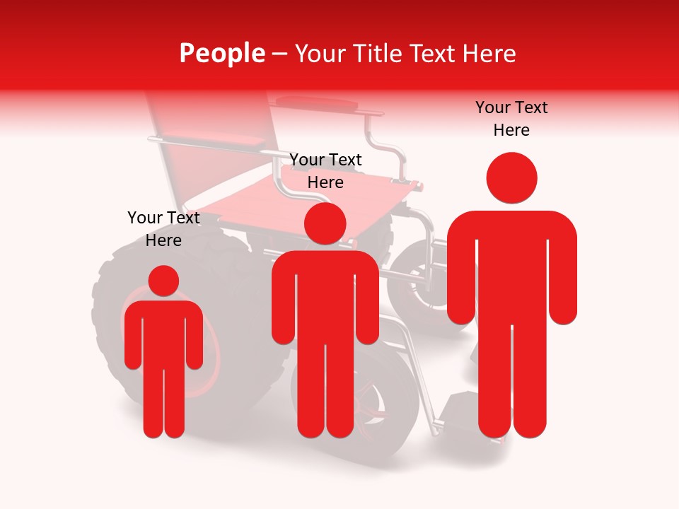 Sick Wheel Transport PowerPoint Template