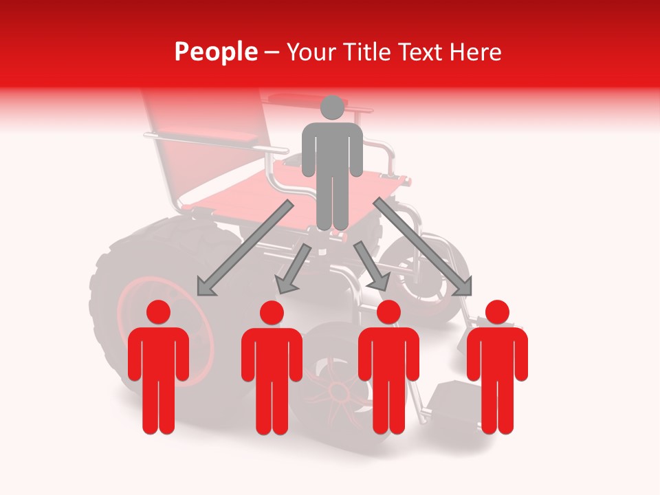 Sick Wheel Transport PowerPoint Template