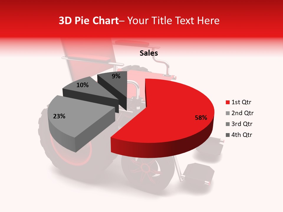 Sick Wheel Transport PowerPoint Template