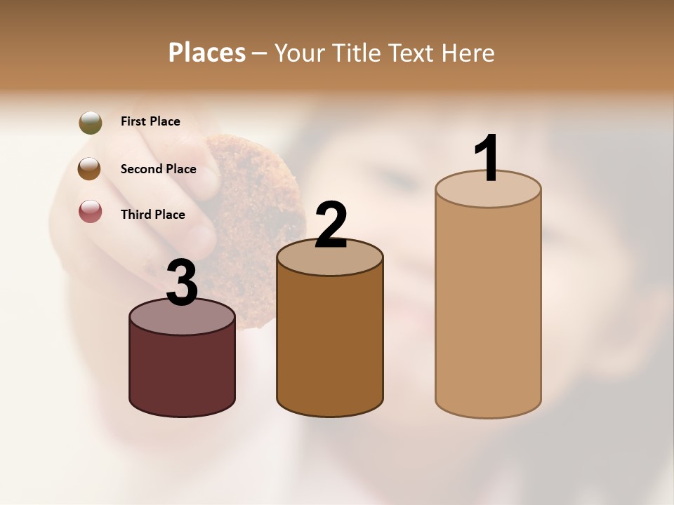 Happy Chocolate Cookie Snack PowerPoint Template