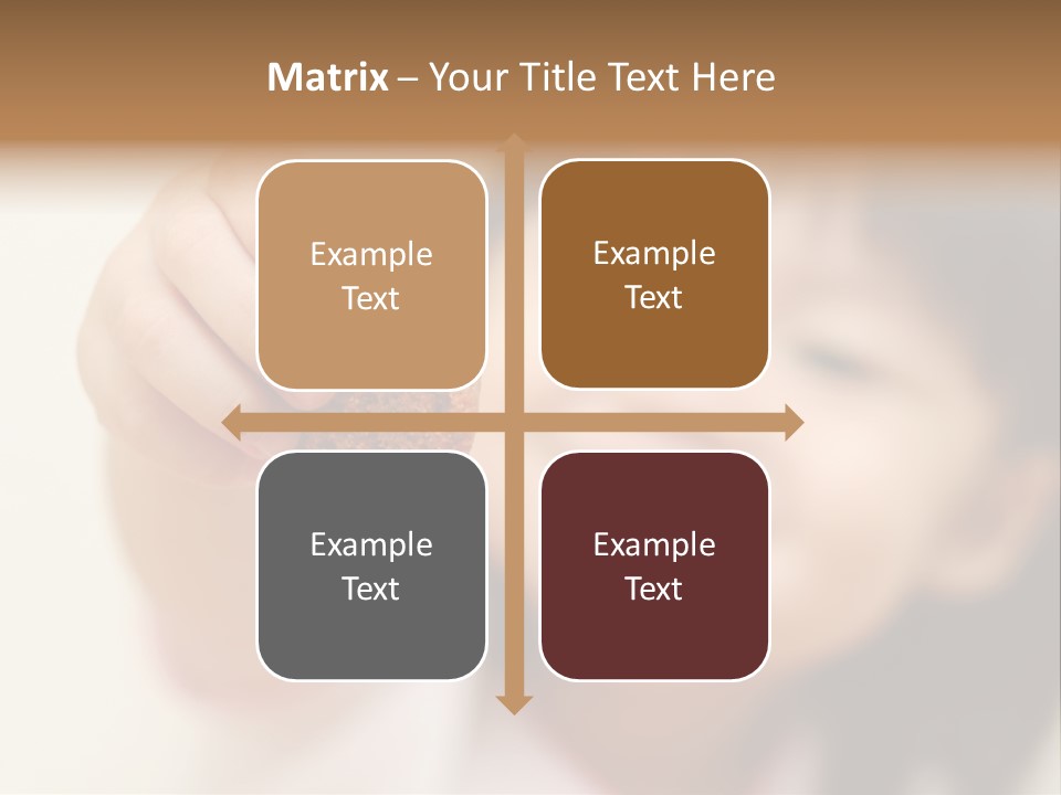 Happy Chocolate Cookie Snack PowerPoint Template