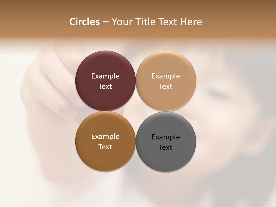 Happy Chocolate Cookie Snack PowerPoint Template