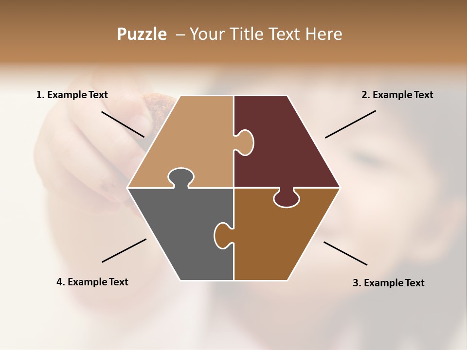 Happy Chocolate Cookie Snack PowerPoint Template