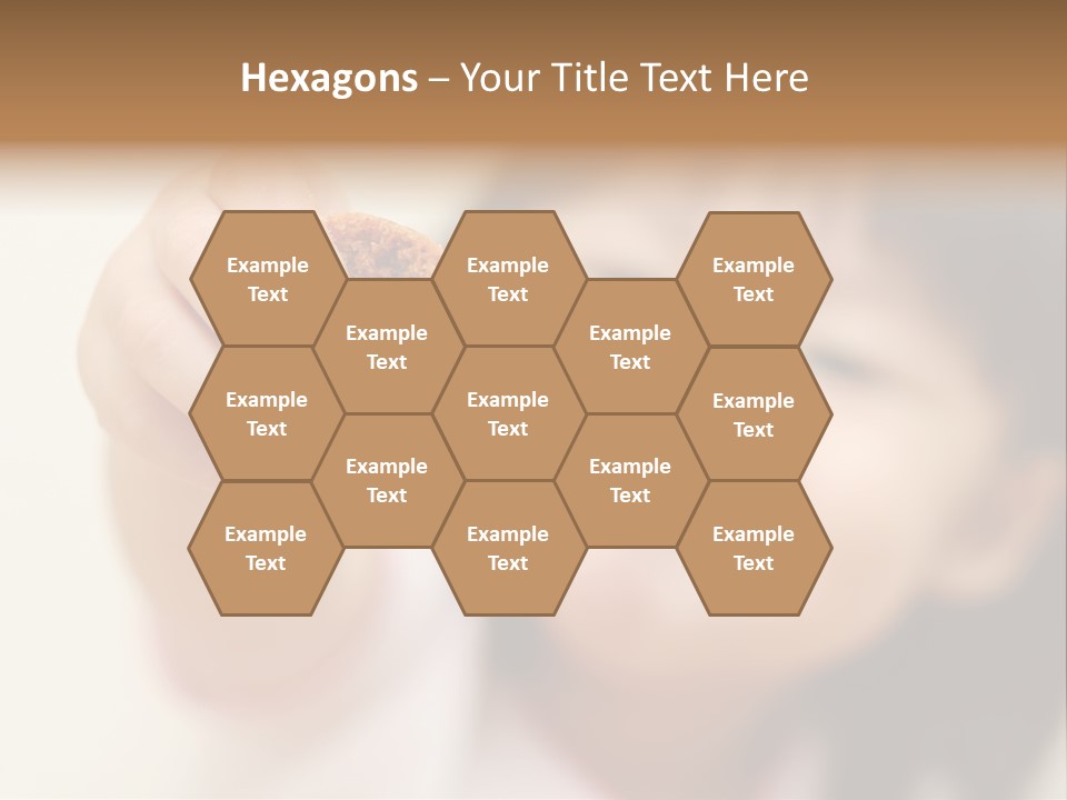 Happy Chocolate Cookie Snack PowerPoint Template