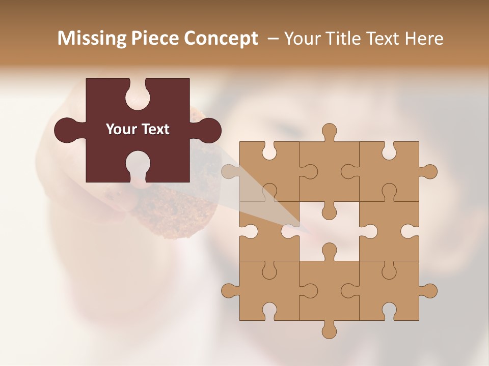 Happy Chocolate Cookie Snack PowerPoint Template