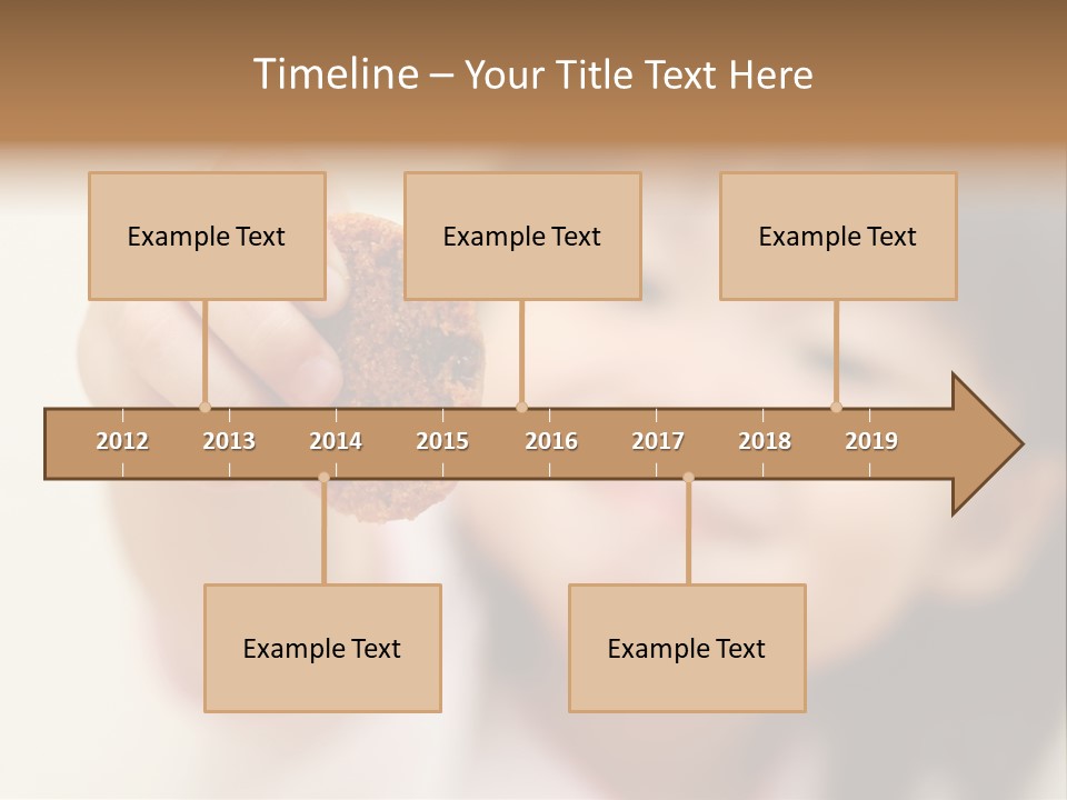Happy Chocolate Cookie Snack PowerPoint Template
