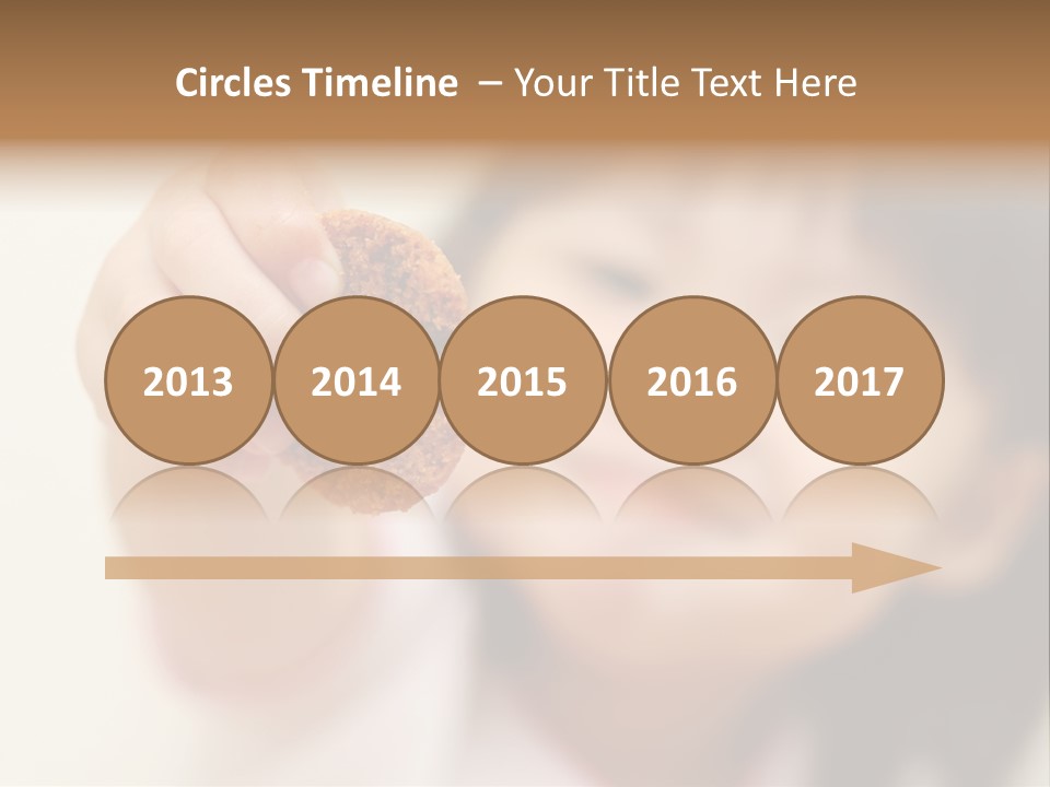 Happy Chocolate Cookie Snack PowerPoint Template