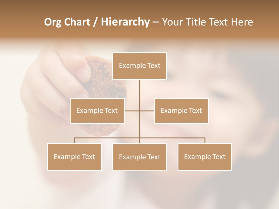 Happy Chocolate Cookie Snack PowerPoint Template