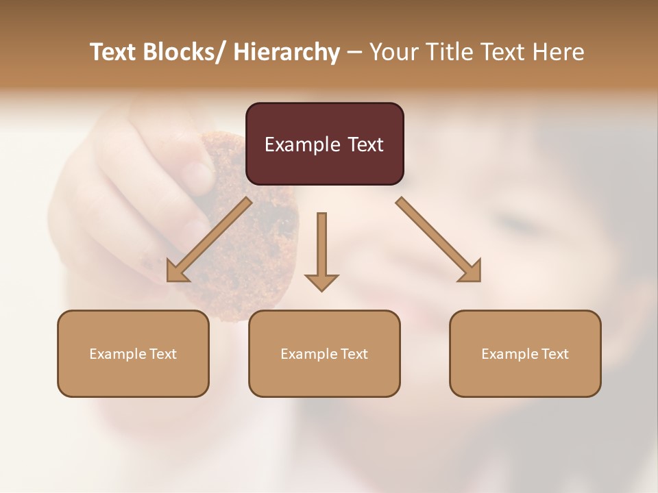 Happy Chocolate Cookie Snack PowerPoint Template