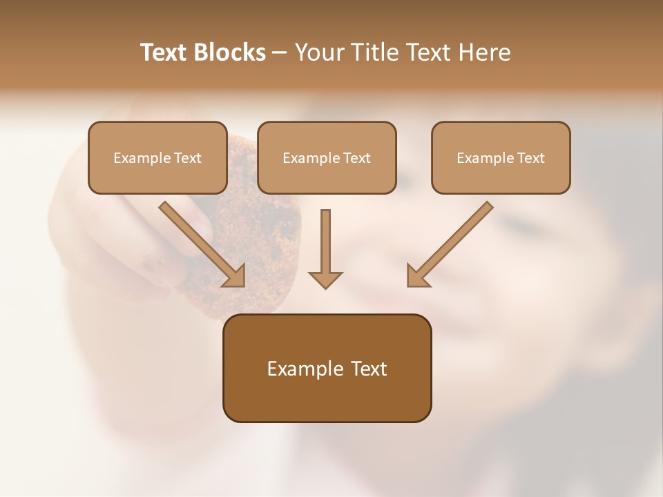 Happy Chocolate Cookie Snack PowerPoint Template