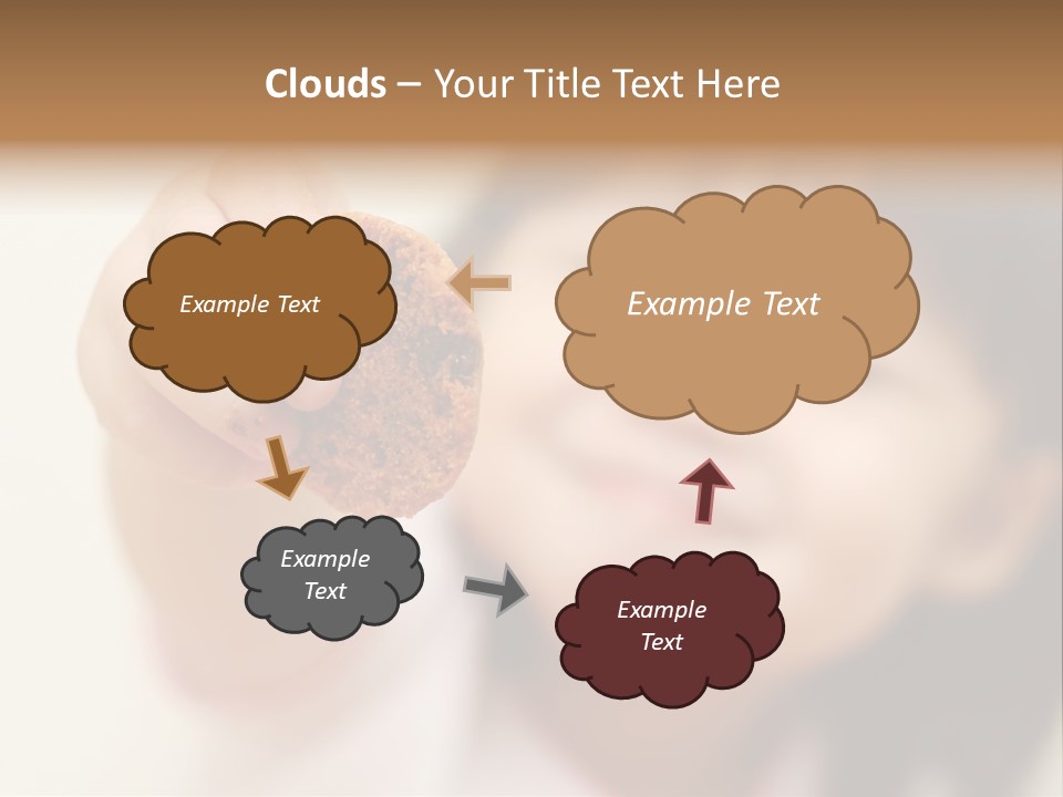 Happy Chocolate Cookie Snack PowerPoint Template