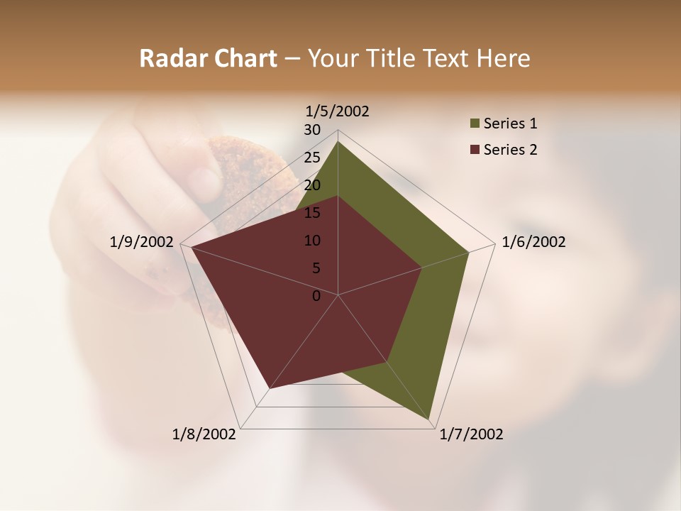 Happy Chocolate Cookie Snack PowerPoint Template