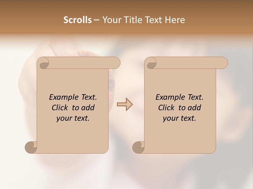 Happy Chocolate Cookie Snack PowerPoint Template