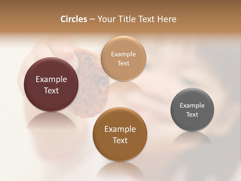 Happy Chocolate Cookie Snack PowerPoint Template