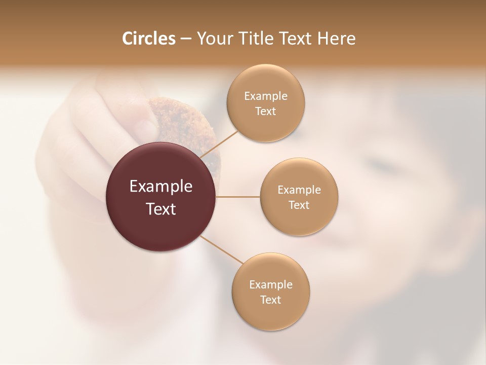 Happy Chocolate Cookie Snack PowerPoint Template