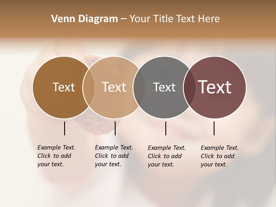 Happy Chocolate Cookie Snack PowerPoint Template