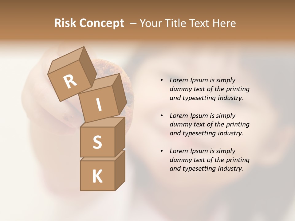 Happy Chocolate Cookie Snack PowerPoint Template